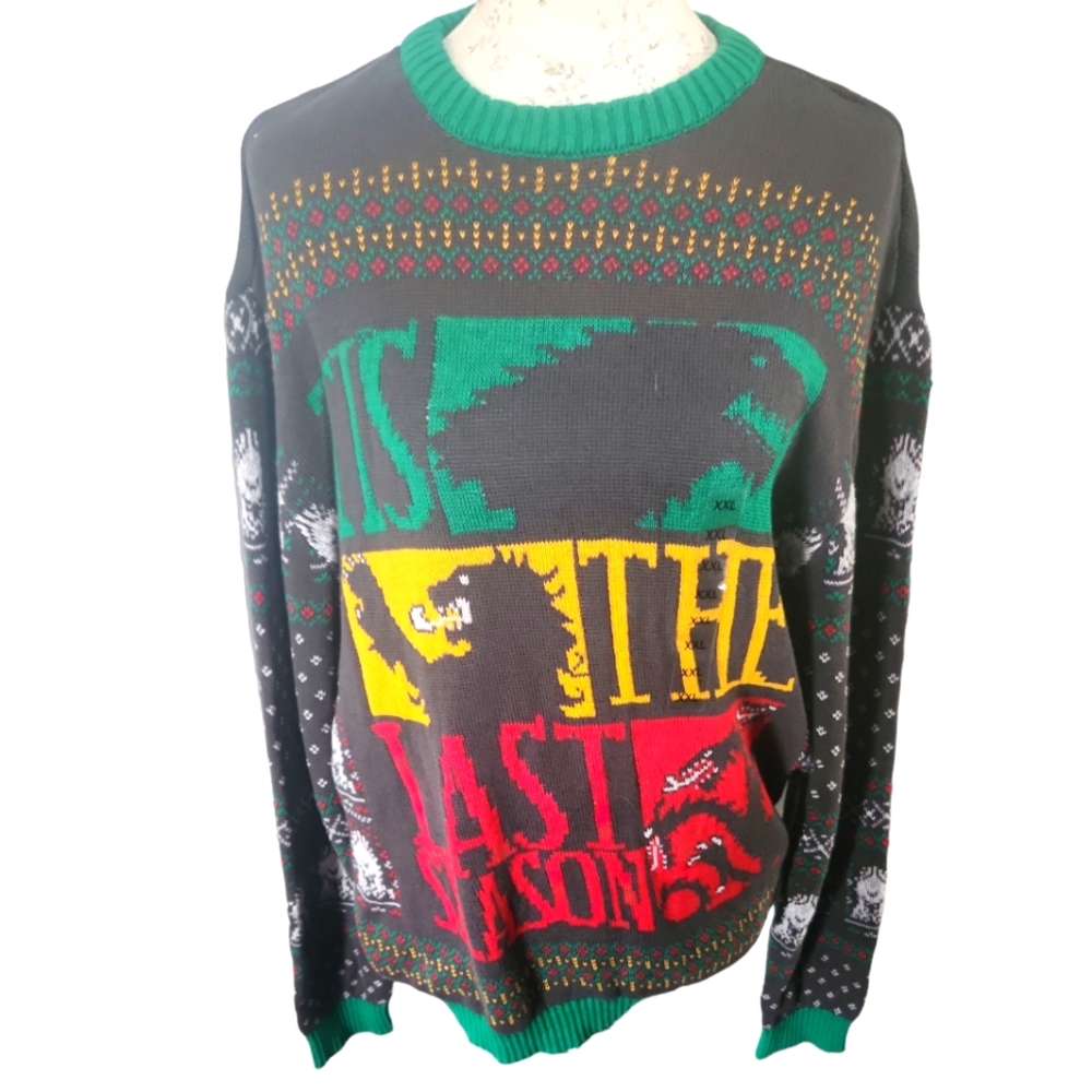 NWT HBO Game of Throne Christmas Sweater Size  XXL